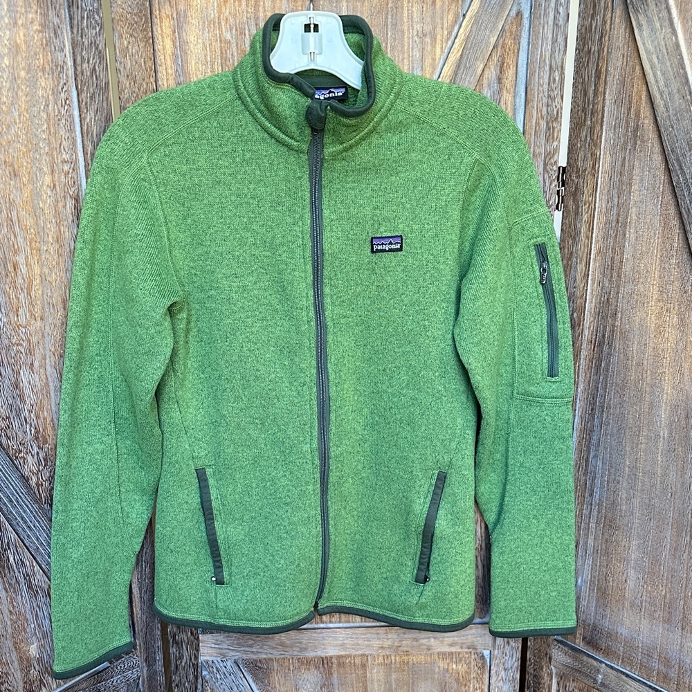Patagonia Moss Green Zip-Up Jacket Size Small Common Threads Recycling Program - Picture 4 of 12